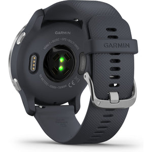 Garmin Venu 2 GPS Smartwatch, Granite Silver Blue