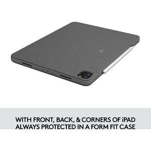 Logitech Combo Touch Keyboard/Protective Case, 12.9" iPad Pro 5th and 6th Generation