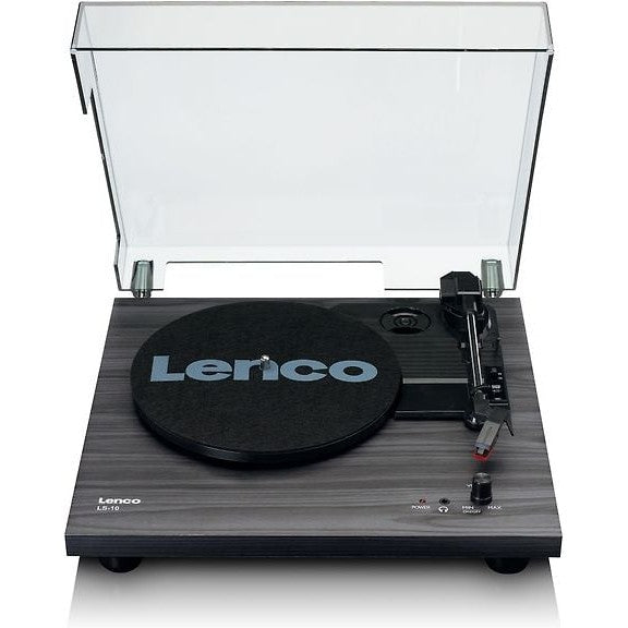 Lenco LS-10 Vinyl Record Player, Black