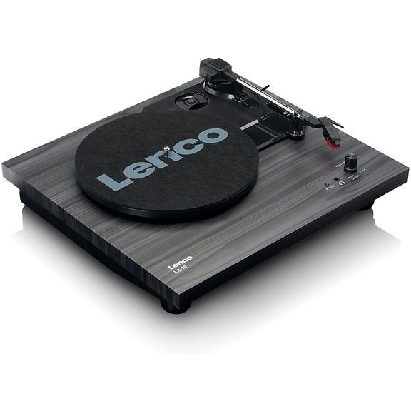 Lenco LS-10 Vinyl Record Player, Black