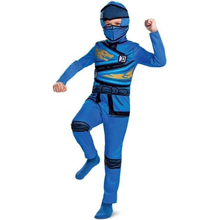 Jakks Pacific Lego Ninjago Jay Costume, Blue