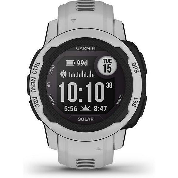 Garmin Instinct 2S Solar GPS Smartwatch, Mist Gray