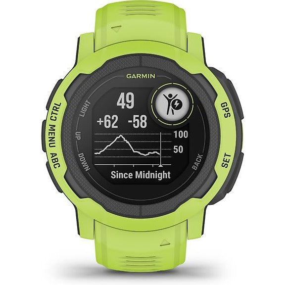 Garmin Instinct 2 GPS Smartwatch, Electric Lime