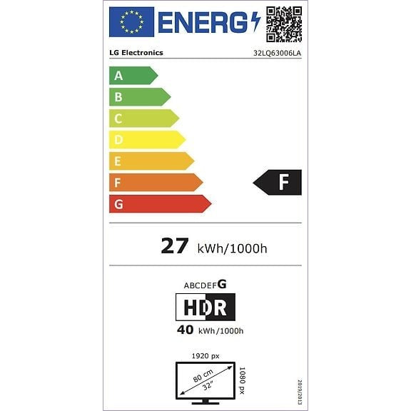 LG 32LQ6300 32" Full HD Smart LED TV