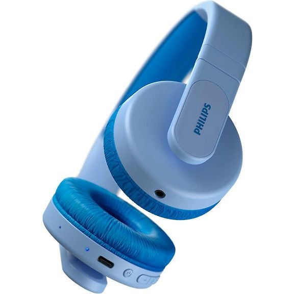 Philips TAK4206BL/00 Wireless On-Ear Kids Headphones, Blue