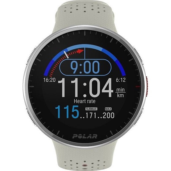 Polar Pacer Pro, GPS Running Watch, Snow White