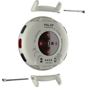 Polar Pacer Pro, GPS Running Watch, Snow White