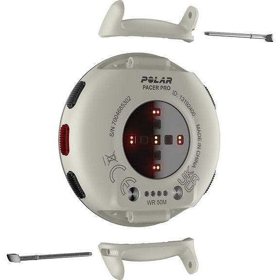 Polar Pacer Pro, GPS Running Watch, Snow White