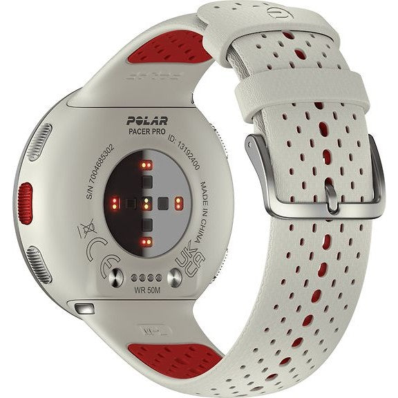 Polar Pacer Pro, GPS Running Watch, Snow White