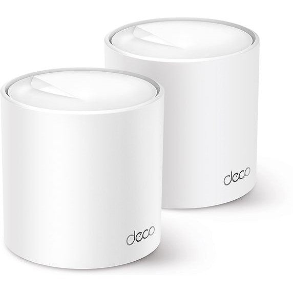 TP-LINK Deco X50 WiFi 6 Mesh System, 2-pack, White