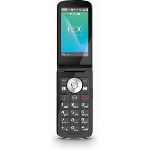 Emporia Touch smart 2 4G flip phone, Black