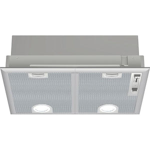 Bosch Serie 4 DHL555BL Integrated Range Hood, Silver, 590 m³/h