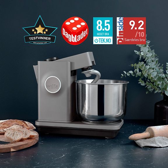 Wilfa KM1GY-70 Probaker Stand Mixer, Grey