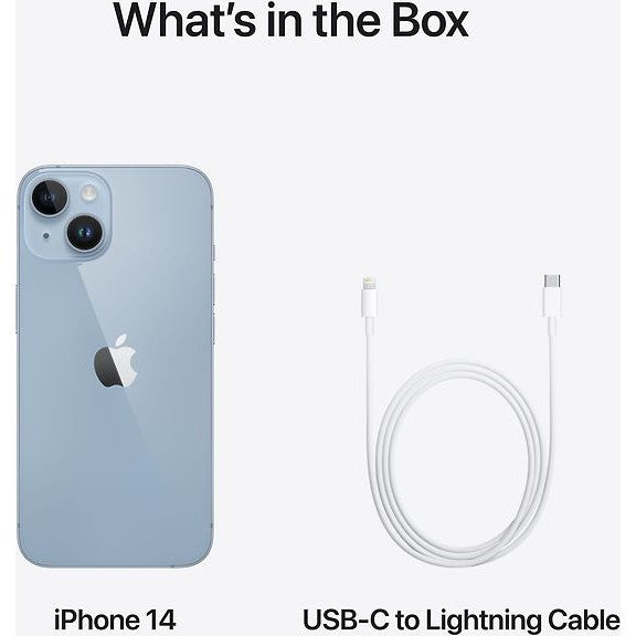 Apple iPhone 14 128 GB phone, Blue