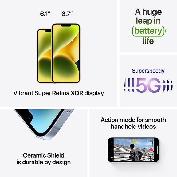 iPhone 14 Plus 5G 128GB, Starlight