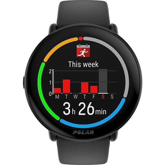 Polar Ignite 3 Sports Watch, Black