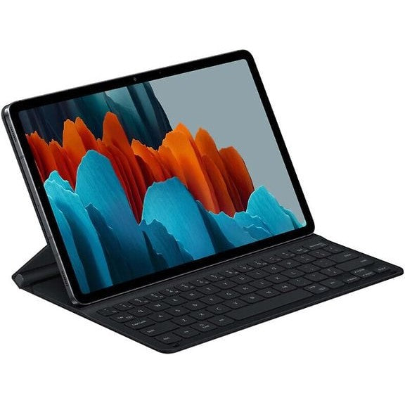 Samsung Galaxy Tab S7/S8 Book Cover Keyboard Slim, Black