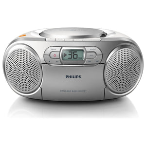 Philips AZ127 Portable CD Player, Silver