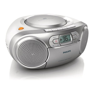 Philips AZ127 Portable CD Player, Silver