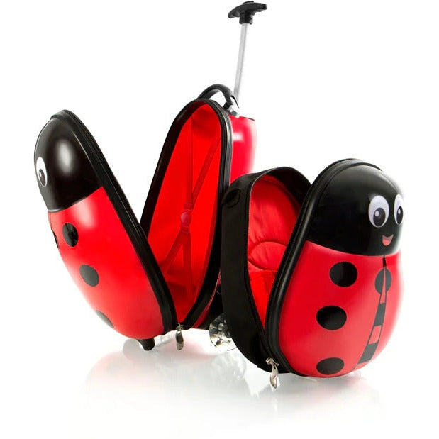 Heys Travel Tots Kids Luggage & Backpack Set, Ladybug
