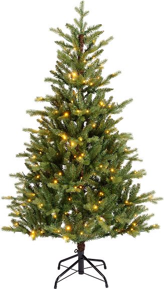 Enne North Pine Realistic Christmas Tree with Two-Tone LED Lights, 180 cm, Green