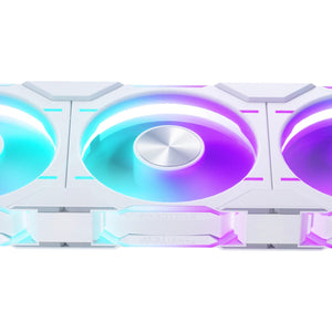 Phanteks D30-120 Reversed Airflow D-RGB PWM Fan, White, 120 mm, 3-pack