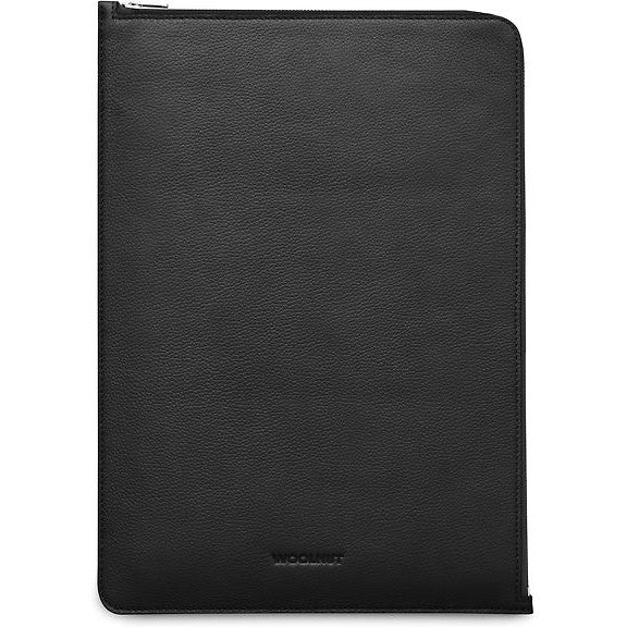 Woolnut Leather Folio Sleeve for 16-inch MacBook Pro, Black