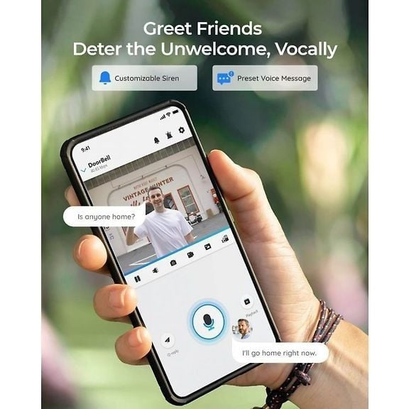 Reolink Video Doorbell WiFi Smart Video Doorbell