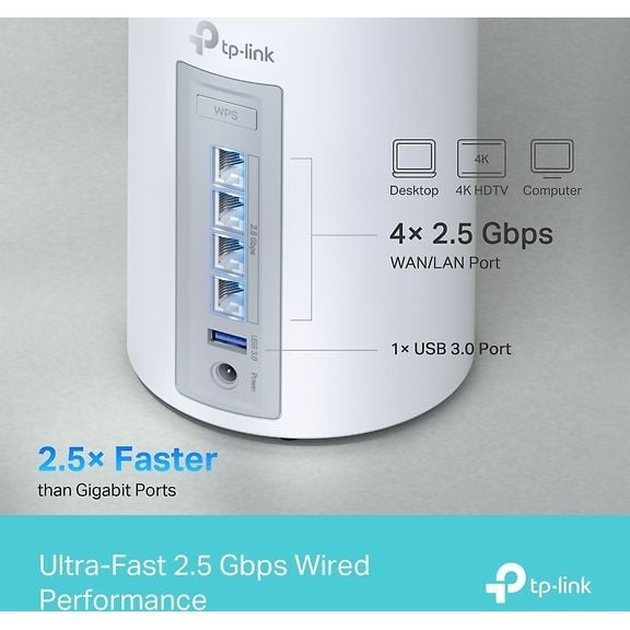 TP-LINK Deco BE65 Tri-Band WiFi 7 -Mesh-router