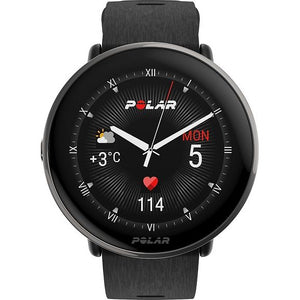 Polar Ignite 3 S-L Titanium Sports Watch, Black
