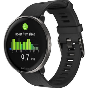 Polar Ignite 3 S-L Titanium Sports Watch, Black