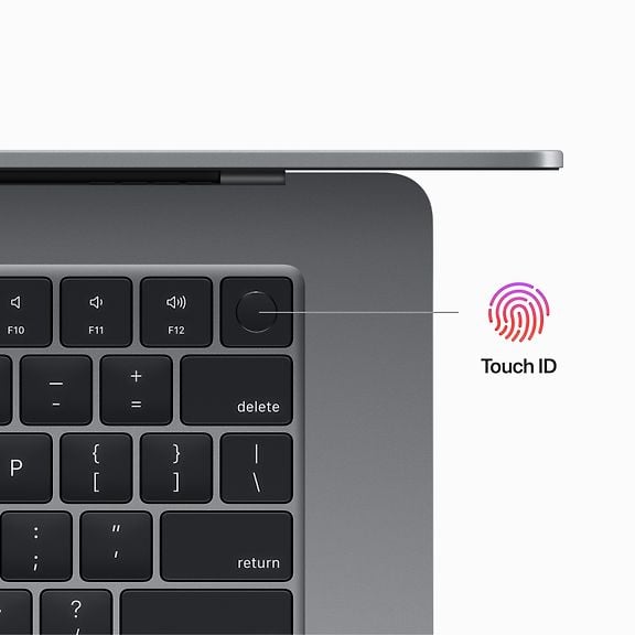 Apple MacBook Air 15" M2 8 GB, 256 GB 2023 Laptop, Space Gray MQKP3