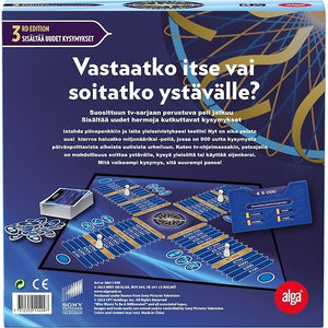 Alga Who Wants to Be a Millionaire board game, 3rd Edition in Finnish