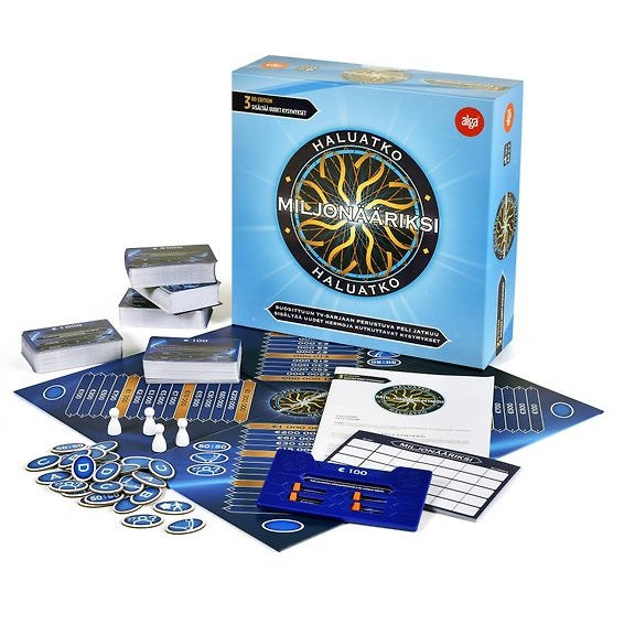 Alga Who Wants to Be a Millionaire board game, 3rd Edition in Finnish