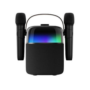 ProCaster Upbeat Karaoke Speaker With Two Microphones, Black