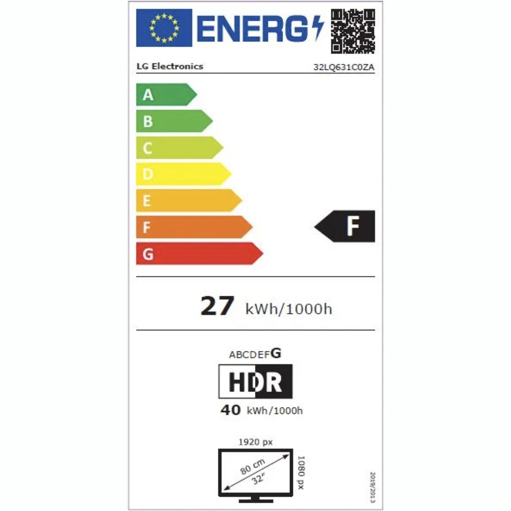 LG 32LQ631C 32" Full HD Smart LED TV