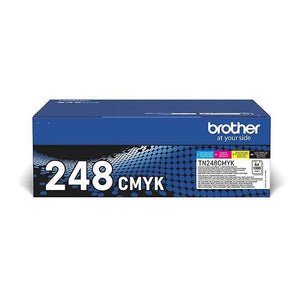 Brother TN248VAL Laser Toner Cartridge, Four-Color Pack