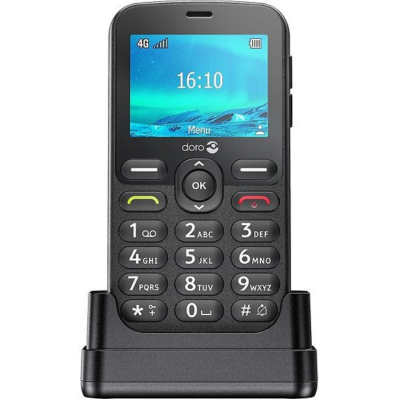 Doro 1881 4G Cellphone, Black
