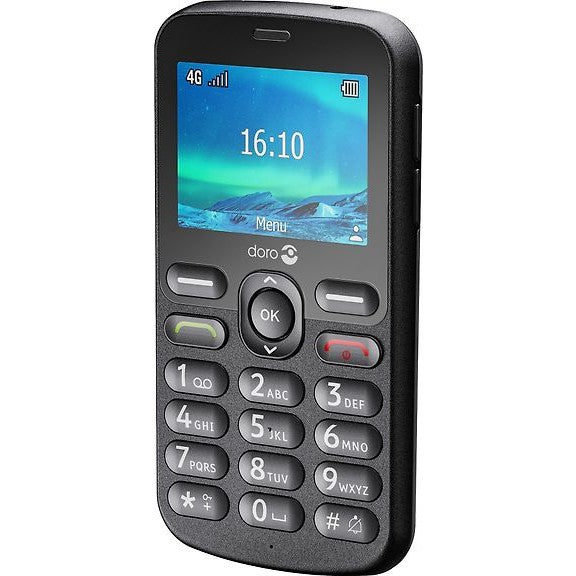 Doro 1881 4G Cellphone, Black