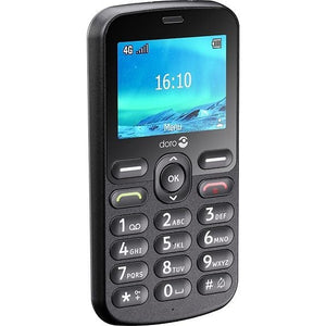 Doro 1881 4G Cellphone, Black