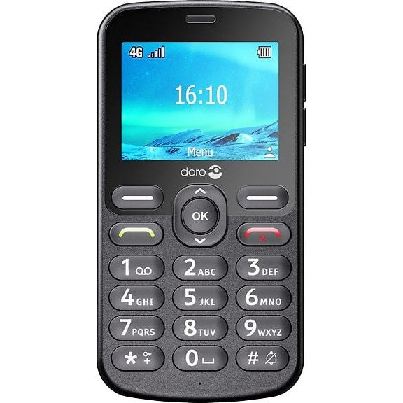 Doro 1881 4G Cellphone, Black