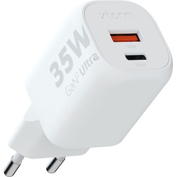 Xtorm XEC035 GaN² Ultra 35W Wall Charger, USB-C / A