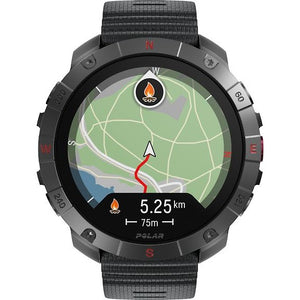 Polar Grit X2 Pro Titan Sports Watch, Black Sport Band