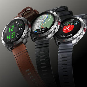 Polar Grit X2 Pro Titan Sports Watch, Black Sport Band