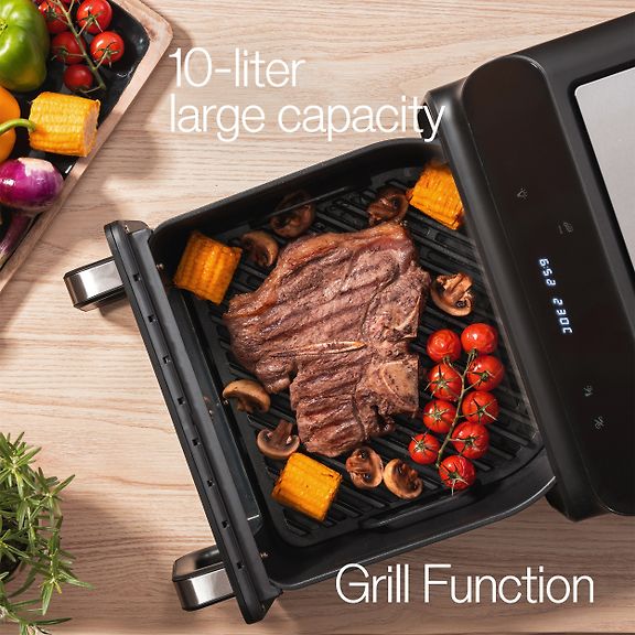 Wilfa AFG-10 Airfryer, Black/Silver