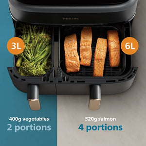 Philips 3000 Series Dual Basket airfryer NA352/00