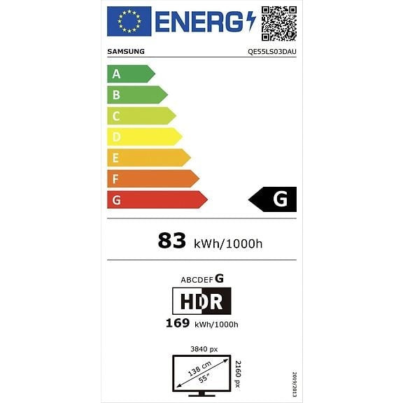 Samsung 55" LS03D The Frame – 4K QLED TV