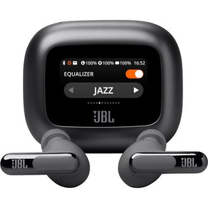 JBL Live Beam 3 Noise-Cancelling In-Ear Headphones, Black