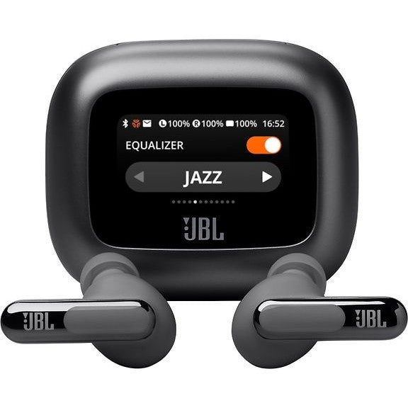 JBL Live Beam 3 Noise-Cancelling In-Ear Headphones, Black
