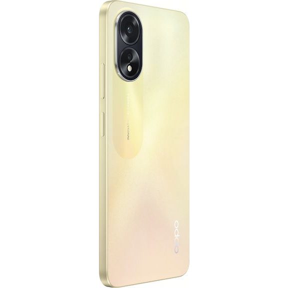 OPPO A38 Smartphone, 128/4 GB, Glowing Gold